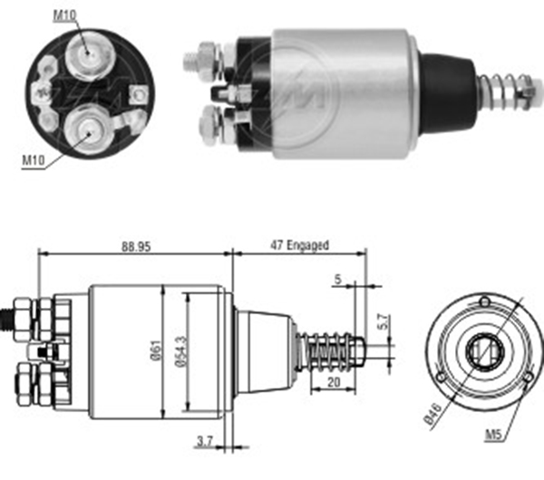 ZM 4639 12v Case