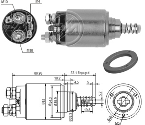 ZM 4744 12v Gm-Opel Blitz-Mercedes T1 601 -T1 602