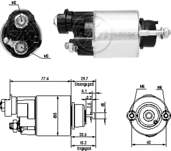 ZM 6705 12v Honda Jazz