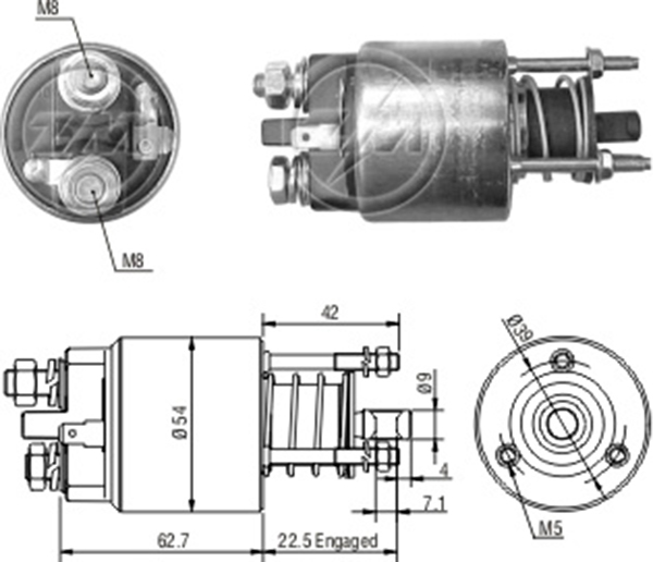 ZM 7395 12v Smart-Fiat Punto-Tempra