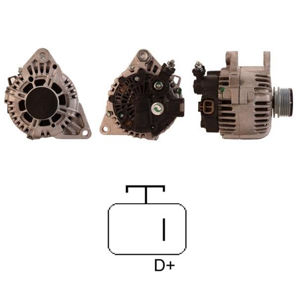 SPG-ALT1029 Alternator 12v 120a 5pk (Alt8920) Accent 02-10 - I30 07-12 / Rio 05-11 - Ceed 06-12 (Dizel Araclar Icin)