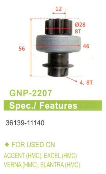 GENON 2207 Umd-5410 8 Dis Hyundai Accent