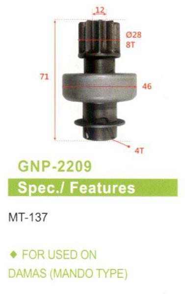 GENON 2209 Umd-5766 8 Dis Daewoo Damas Ters Freze