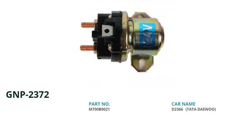 GENON 2372 24v Daewoo-Doosan Is Makinasi Yardimci Otomatik