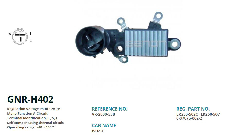 GENON H402 24v Isuzu Champion L S I