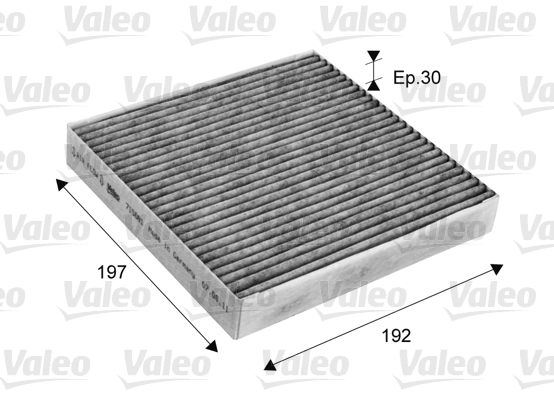 VALEO 715681 Polen Filtresi Jaguar Xf X250 Xj X351 Karbonlu
