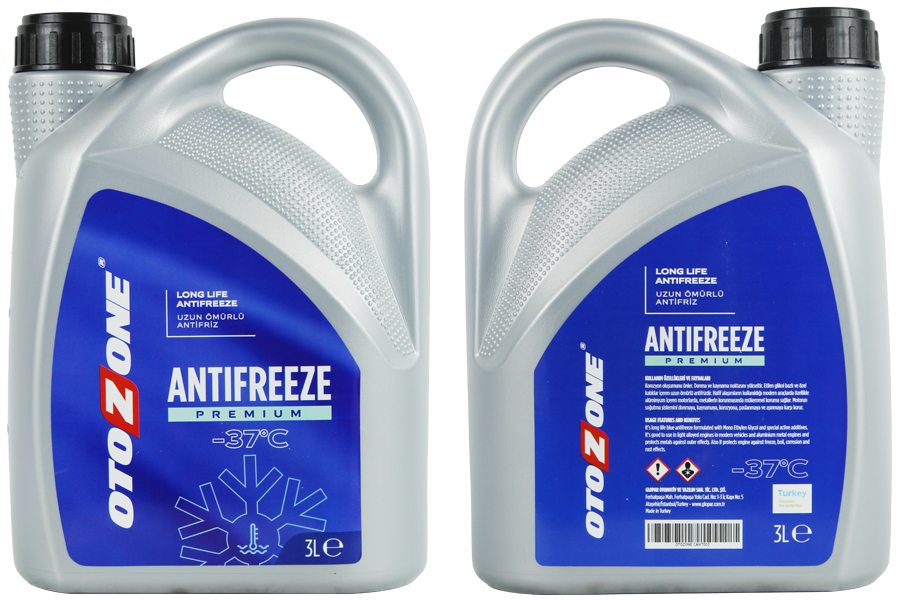 OTOZONE CANT002 Antifriz 3 Lt -37 C Mavi Koli 6 Ad
