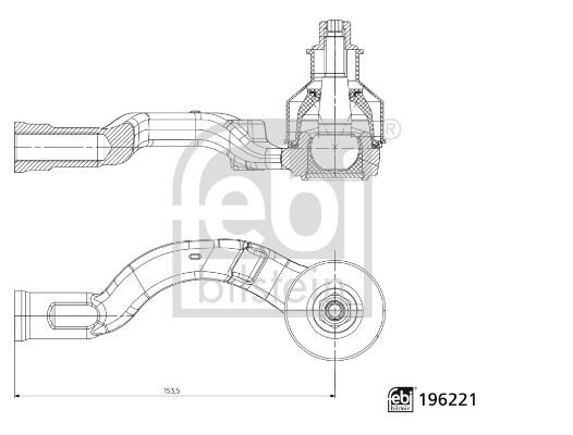 FEBI 196221 Rot Başi Sağ Citroen C4-C4x 2020>