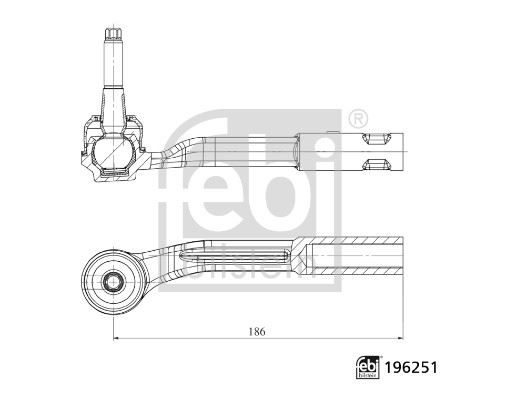 FEBI 196251 Rot Başi Hyundai-Kia