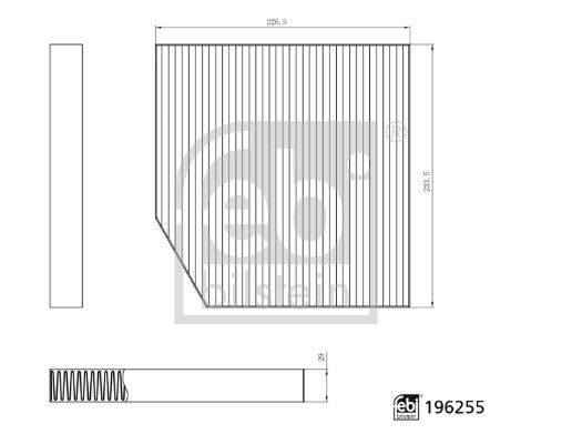 FEBI 196255 Kabin Filtresi Haval Gwm