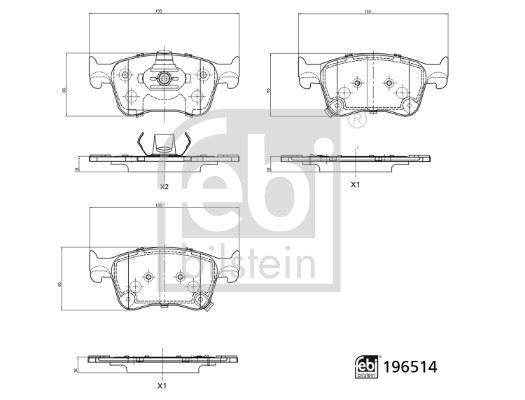 FEBI 196514 Fren Balatasi Takimi Mg Motor Ltd.