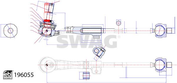 SWAG 33111962 Rot Mili Bmw
