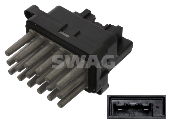 SWAG 50938645 Kalorifer Rezistansi Ford Focus-C-Max-Kuga-Fiesta 04> Çift Yönlü Klimali Febi 38645