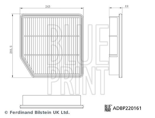 BLUEPRINT ADBP220161 Hava Filtresi Haval