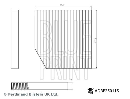 BLUEPRINT ADBP250115 Kabin Filtresi Haval