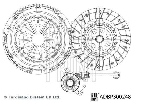 BLUEPRINT ADBP300248 Debriyaj Seti Renault