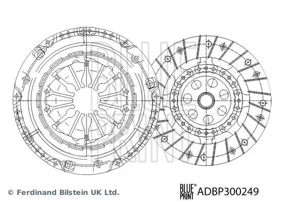 BLUEPRINT ADBP300249 Debriyaj Seti Renault