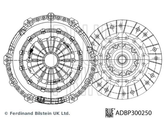 BLUEPRINT ADBP300250 Debriyaj Seti Citroen