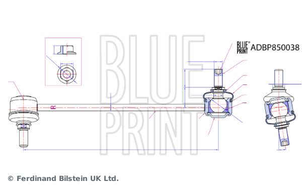 BLUEPRINT ADBP850038 Z Rot Hyundai