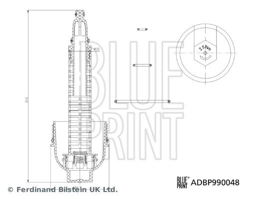 BLU-ADBP990048 Yag Filtre Kapagi Bmw M57n  M57n2