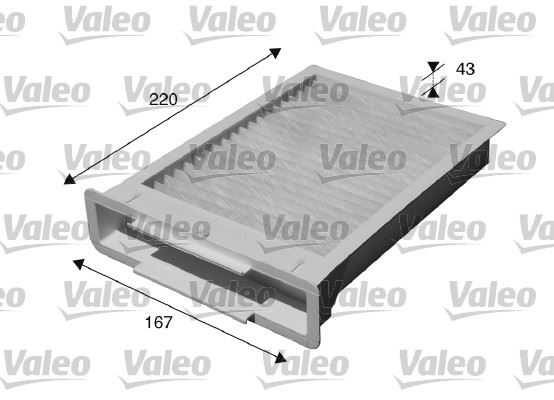 VALEO 715515 Polen Filtresi Peugeot P107 05> Citroen C1 05> Toyota Aygo 05>