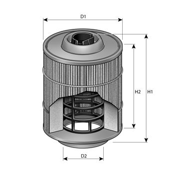 FILT AR 371/1 Hava Filtresi E725l A8