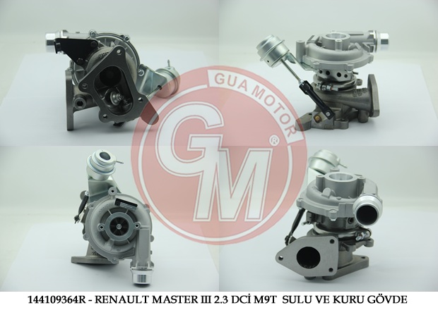 GUA 40612 Turbo Şarj Conta Ve Civata İle Beraber Renault Trafic Ii 90-115bg Master Iii 2.3 Dci 110-125-145bg M9t   Opel Vivaro 2.0-2,5cdti