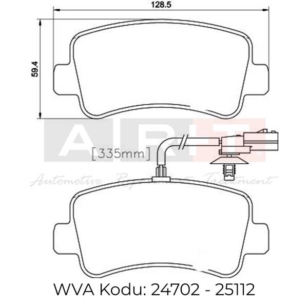 ART A02.2191 Arka Balata Renault Master Iii 2.3 10- Movano B Arka