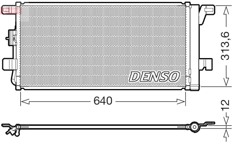 DENSO DCN02049 Condenser