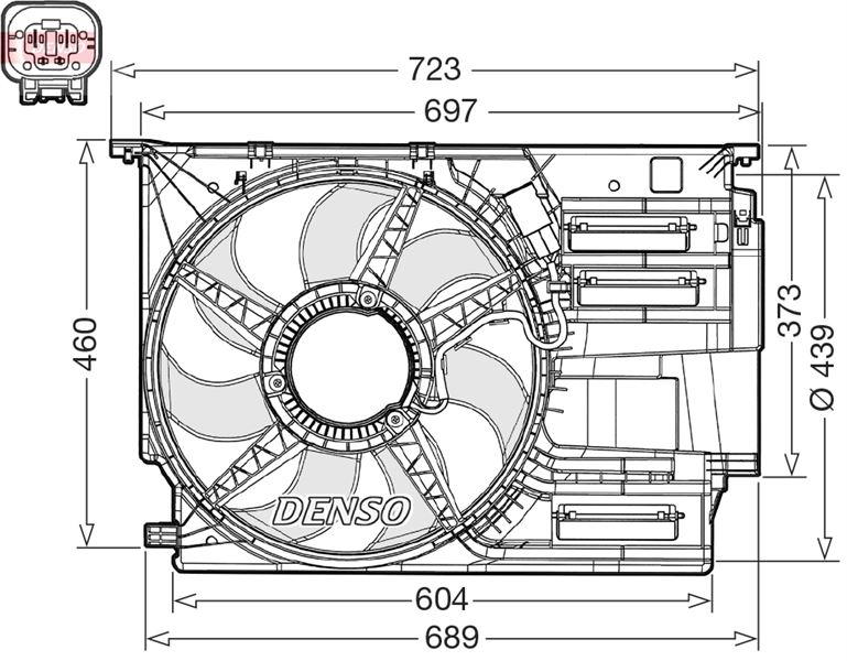 DENSO DER05012 Engine Cooling