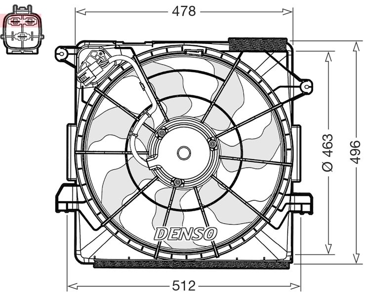 DENSO DER43000 Engine Cooling