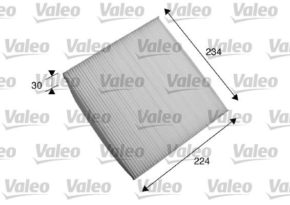 VALEO 698868 Polen Filtresi Honda Accord 2.0l 2.4l K20a K24a R20a3 Cl Cu Kasa 03-> 2.2l N22a Ctdi Cn Kasa 04- > / Cr-V 2.0l R20a2 Re Kasa 07-> 1.6l N16a2 Re6 Kasa 13-> / Civic 1.8l R18a Fk Kasa 06-09 1.4l