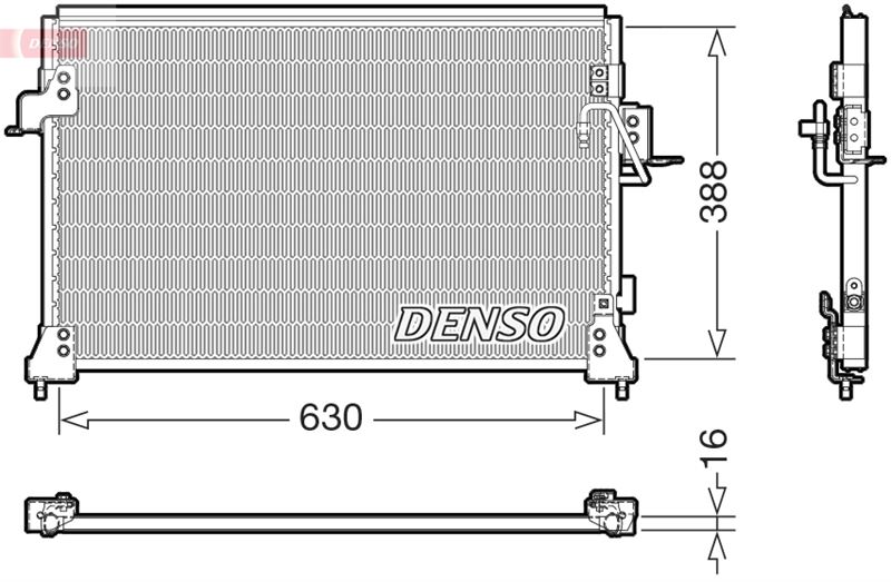 DENSO DCN14005 Condenser