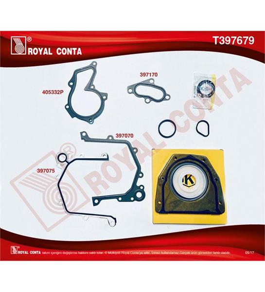 ROYAL T397679 Alt Motor Takim Conta Skt Keceli Focus 1.6 16v Zetec S / Duratec Efi 98>04