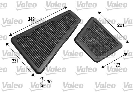 BOS-1987435506 Kabin Filtresi Karbonlu ( Vw  Phaeton 3.2 4.2 6.0 W12 2002- )