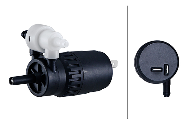 HELLA 8TW006849341 Cam Su Silecek Fiskiye Pompasi Motoru Astra F Hb-Sw 91>98 Corsa B 93>00 Vectra A Hb 88>95 Omega B Sw 94>03 Çift Çikiş