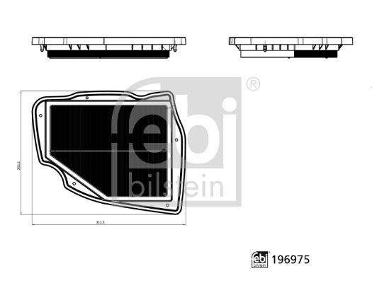 FEBI 196975 Hava Filtresi Bmw 5 G60 7 G70