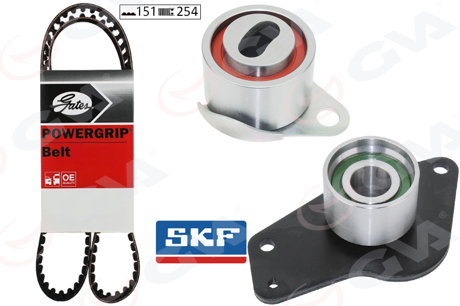 GVA 59T1615G Eksantrik Gergi Kiti 151x254 Clio I-Ii 97> Kangoo 97> Expres 97> 1.9d F8q
