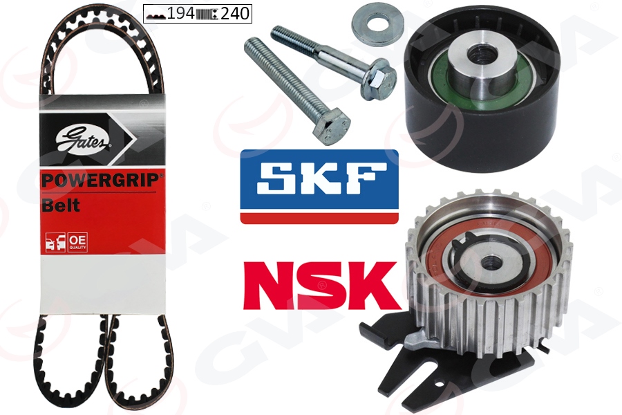 GVA 59T2918G Triger Seti 194x240 Fiat Egea 15> Linea 09> Doblo Iii 10> Bravo Ii 07>14 500 L-X 12> Alfa Romeo Gi Ulietta 10> Mito 08>15 Jeep Renegade 14> Opel Combo 12> Suzuki Sx4 S-Cross 13> Vitara 15>1.6d Mtj