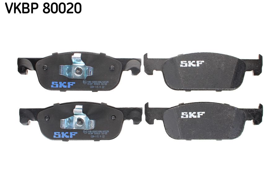 SKF VKBP80020 Ön Fren Balatasi Renault Clio Iv 12> Symbol Iii 13> Dacia Sandero Ii 13> Logan Mcv Ii 14> Logan Ii 13> 0.9tce 1.0sce 1.2 1.2tce 1.5dci 1.6