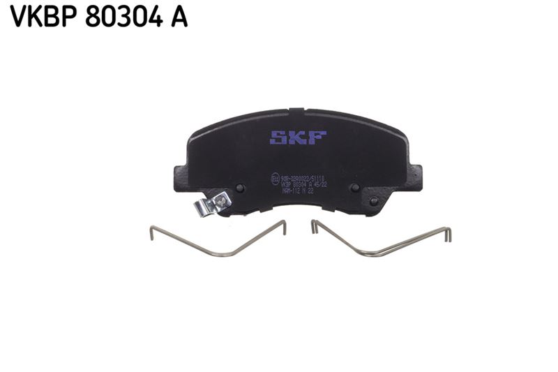 SKF VKBP80304A Ön Fren Balata Hyundai I20 1.1l 1.2l 1.4l 15-> / Bayon 1.0l 1.4l 21-> / Kia Rio 1.2l 1.4l 17-> Üst Ten Delikli Tip