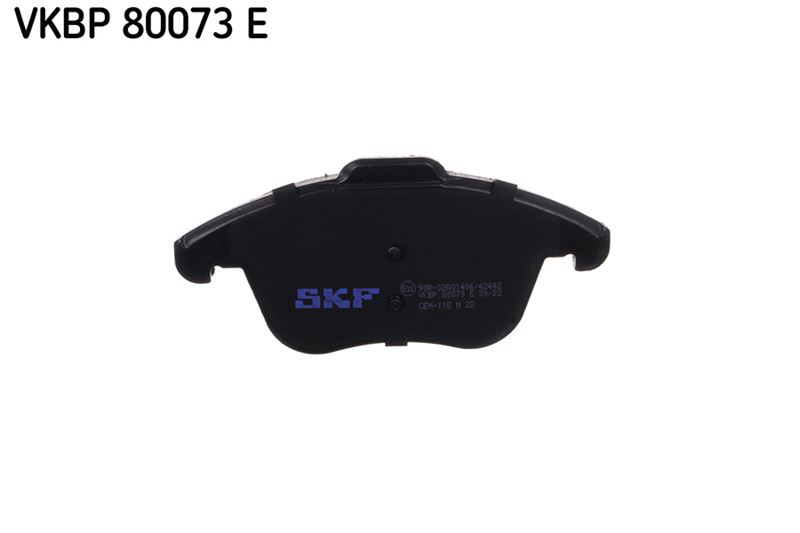 SKF VKBP80073E Ön Balata Vw Tiguan 1.4tsi-1.4tsi Fwd-2.0tfsi-2.0tdi 07 >11 > Sharan 10 > 1lj-1zd Audi Q3 11 >13 >