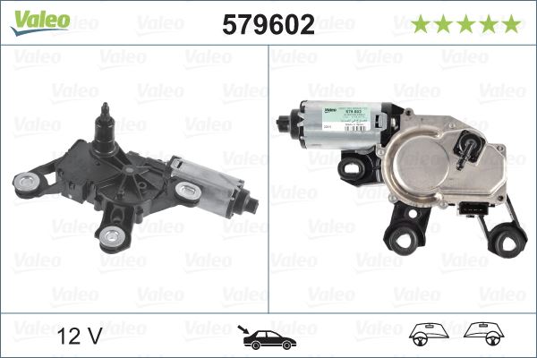 VAL 579602 Silecek Motoru Arka Station Wagon A4-A6