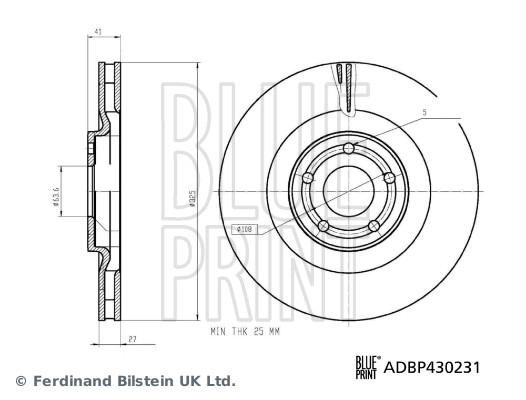BLUEPRINT ADBP430231 Fren Diski