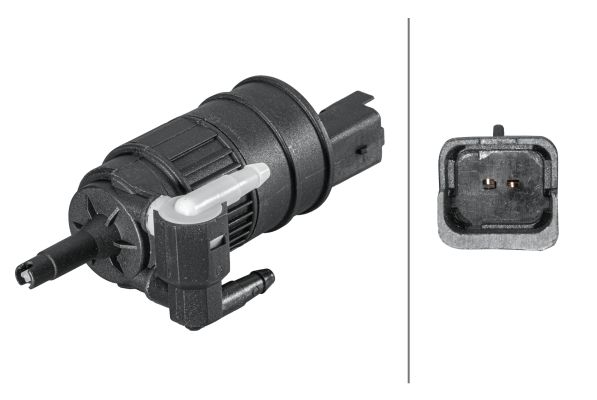 HELLA 8TW006848141 Su Fiskiye Motoru Çift Çikiş Renault Clio Ii 98>04 Kangoo 97> Laguna I 95>01 Megane I 96>03 Sc Nic I Mpv 99>01 Twingo I 01>07 Nissan Almera N16 00> Micra Ii K11 92>00 Terrano Ii R20 96>