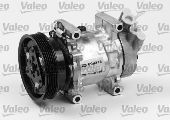 VALEO 699218 Klima Kompresörü Clio I Ii Symbol 1.4-1.6 16v-1.5 Dci 01 >Kng 1.4-1.6 16v-1.5 Dci 97 > 125mm 6 Kanal