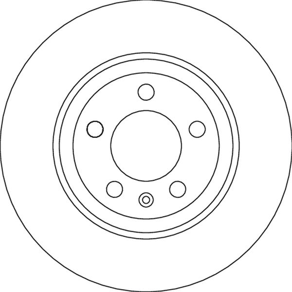 TRW DF4624 Fren Diski Audi A1 Sportback Gba Volkswagen Polo Vi Aw1 Bz1 Ae1