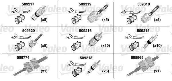 VALEO 509735 Valf Kiti