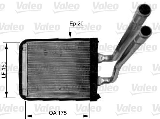 MGA-81282 Kalorifer Radyatoru Brazing Kia Picanto 1.0 1.1 2004-