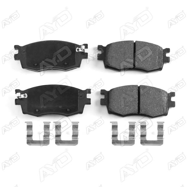 AYD 60054B Ön Fren Balata Hyundai Accent Era 1.4l 1.6l Benzinli 06-10 1.5l Crdi Dizel 06-> / İ20 1.4l D4fc Crdi Dizel 08-> / Kia Rio 1.4l 1.6l Benzinli 05-> 1.5l Crdi 06-> Aksesuarli